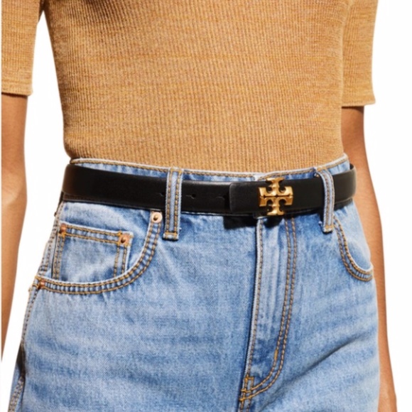 Eleanor Leather Belt 1,25\'\' Tory Burch main image 9